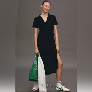 Velvet by Graham and Spencer Lianne Polo dress black size XS